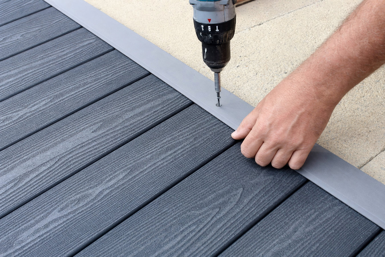 Composite deck installation